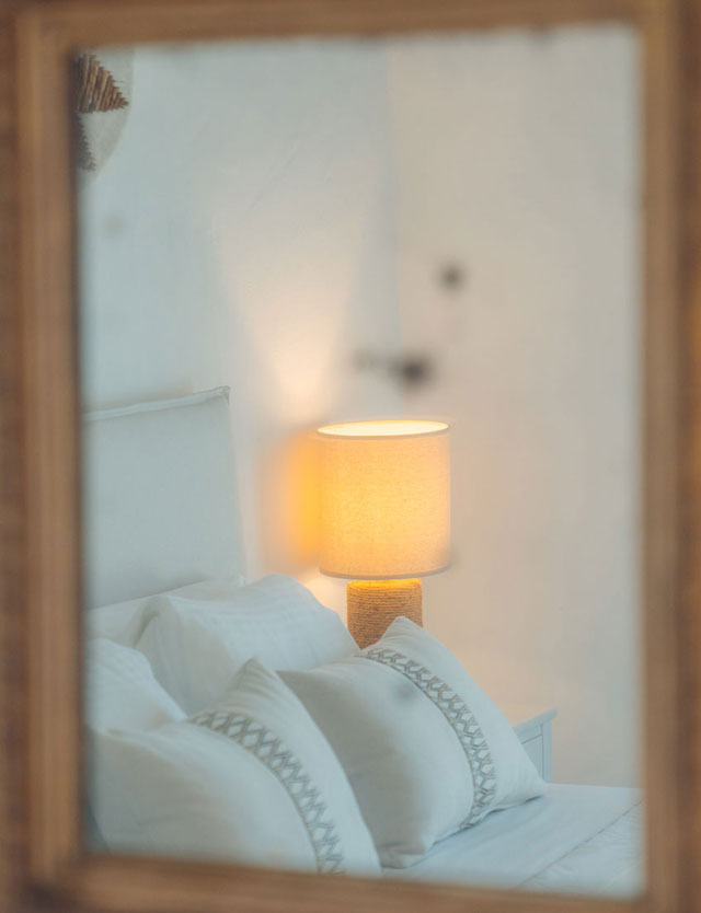 Υπνοδωμάτιο στο Βίλα Γλάρος στη Σίφνο