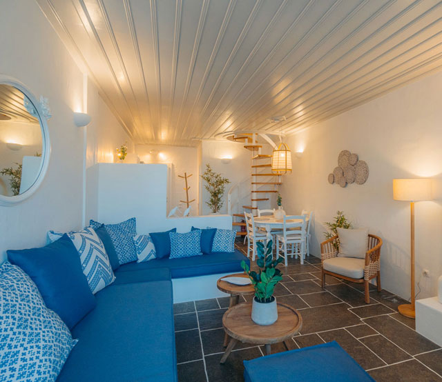 Ευρύχωρο καθιστικό και κουζίνα